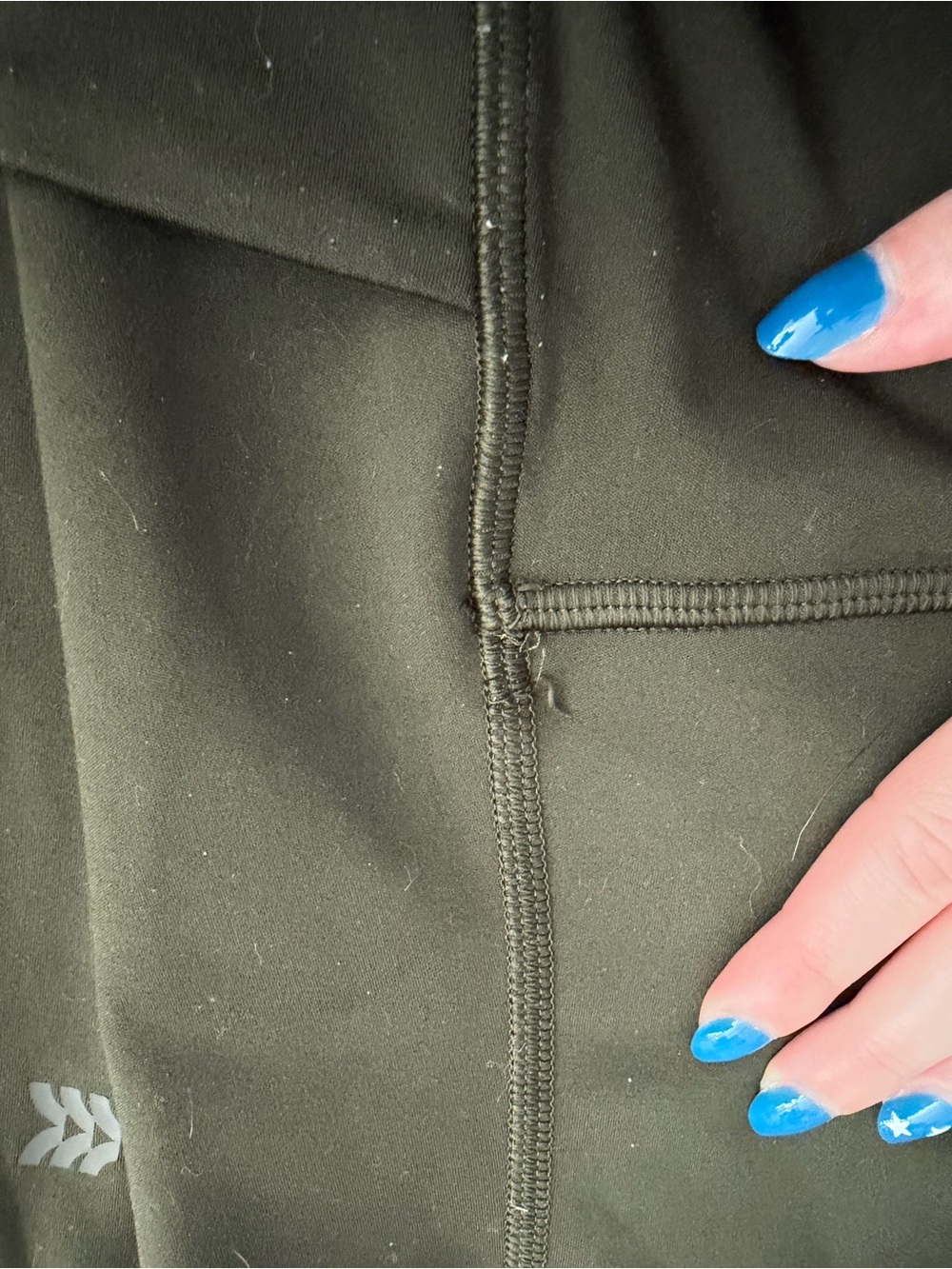 all in motion Olive Green High-Waist Leggings with Side Pockets - Picture 5 of 6